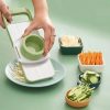 5 in 1 Vegetable Stainless Steel Cutter with a gift