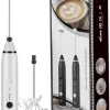 Rechargeable Coffee Beater Electric Milk Frother | USB Charging Handheld Coffee Mixer for Creamy Latte & Cappuccino | Portable Egg Beater & Drink Foamer with a gift