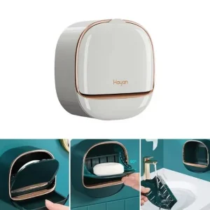 Luxury Soap Holder with Drain Tray Keep Soap Bars Dry with a gift