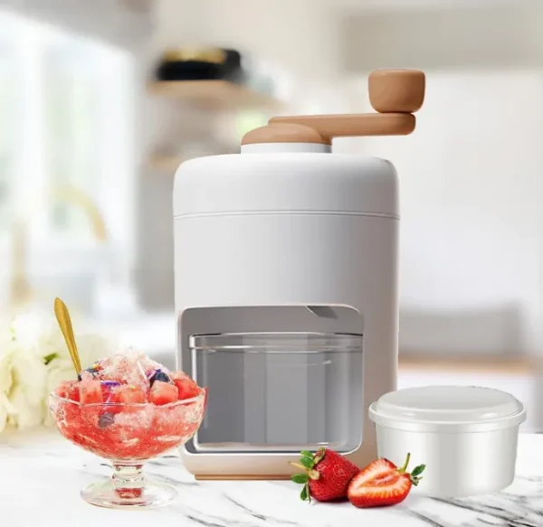Ice Crusher Snow Cone Maker Manual Ice Crusher Machine Gola Maker with a gift