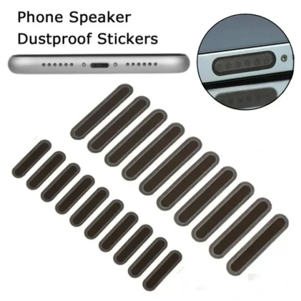 10/10PCS Universal Phone Earpiece Net Anti Dust Proof Mesh Stickers