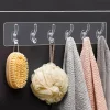 Transparent Wall Hook Self Adhesive Bathroom Kitchen