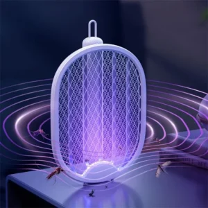 USB Rechargeable Mosquito Racket Insect Killer with UV Light Bug Zapper with a gift