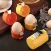 Egg Shell Opener – Plastic Body with Steel Blade | Fast Egg Cutter for Hard Boiled Eggs with a gift
