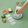 5 in 1 Vegetable Stainless Steel Cutter with a gift