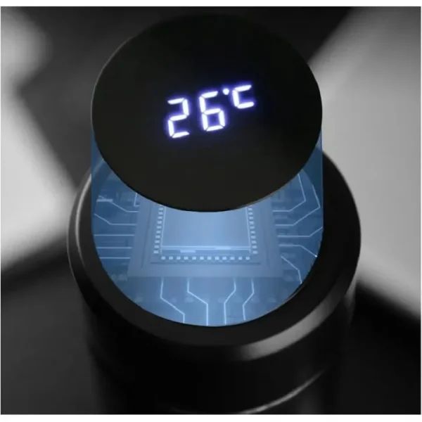 Temperature Display Vacuum Insulated Water Bottle 17oz,Thermo Flask Made of Premium Stainless Steel Coffee Cup with a gift