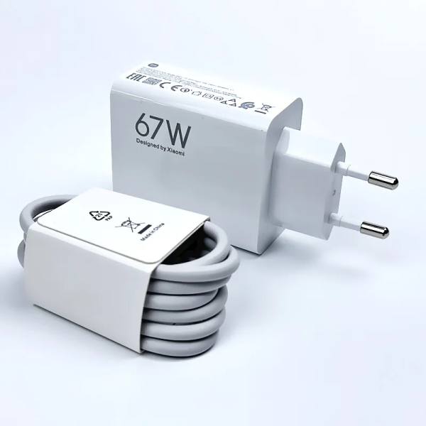 Original Xiaomi MI 67W Turbo Fast Charger with Type C Cable with 30 days warranty and a offer