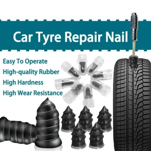 Tire Repair Screw, Vacuum Tyre Repair Nails for Car Trucks Motorcycle Scooter Bike, Wheel Repair Punctures Kit Patches with a gift