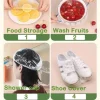 Reusable Elastic Food Storage Covers Disposable Food Plastic Bags 100 pcs with a gift