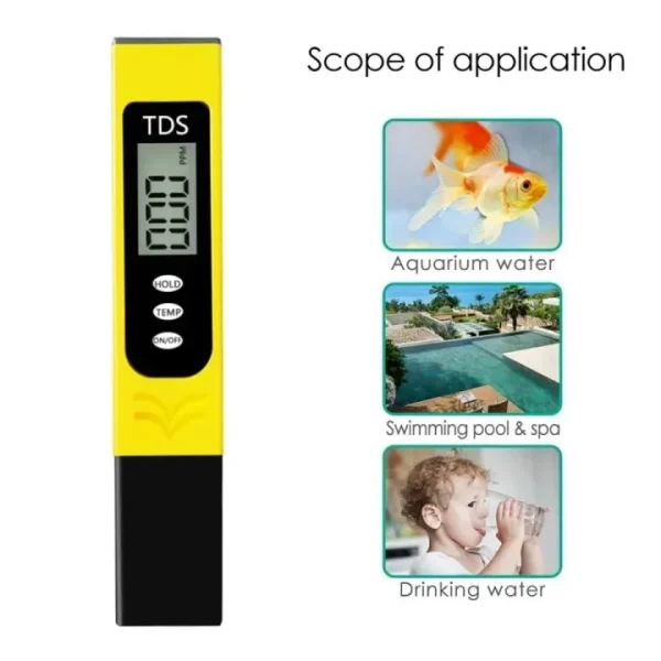 TDS & EC Temperature Meter Water Purity Test igital Water Quality Tester with a gift