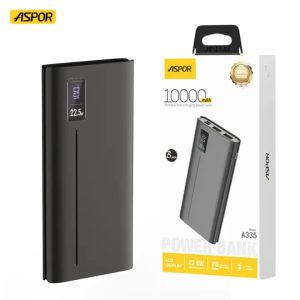 Aspor A335 Power Bank 10000mAh 22.5W PD+QC 3.0 with LCD Digital Display with offer