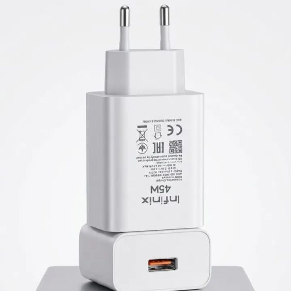 Infinix/Tecno Original 45/33 Watt Charger Power Adapte with cable with 30 days warranty and a offer