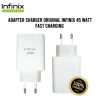 Infinix/Tecno Original 45/33 Watt Charger Power Adapte with cable with 30 days warranty and a offer