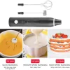 Rechargeable Coffee Beater Electric Milk Frother | USB Charging Handheld Coffee Mixer for Creamy Latte & Cappuccino | Portable Egg Beater & Drink Foamer with a gift