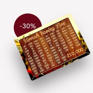 Umrah Saving Box with a gift