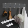 Transparent Wall Hook Self Adhesive Bathroom Kitchen