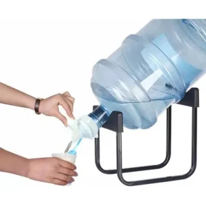Water Bottle Stand Metal Rack Dispenser Non-Screw with Water Tap and a gift